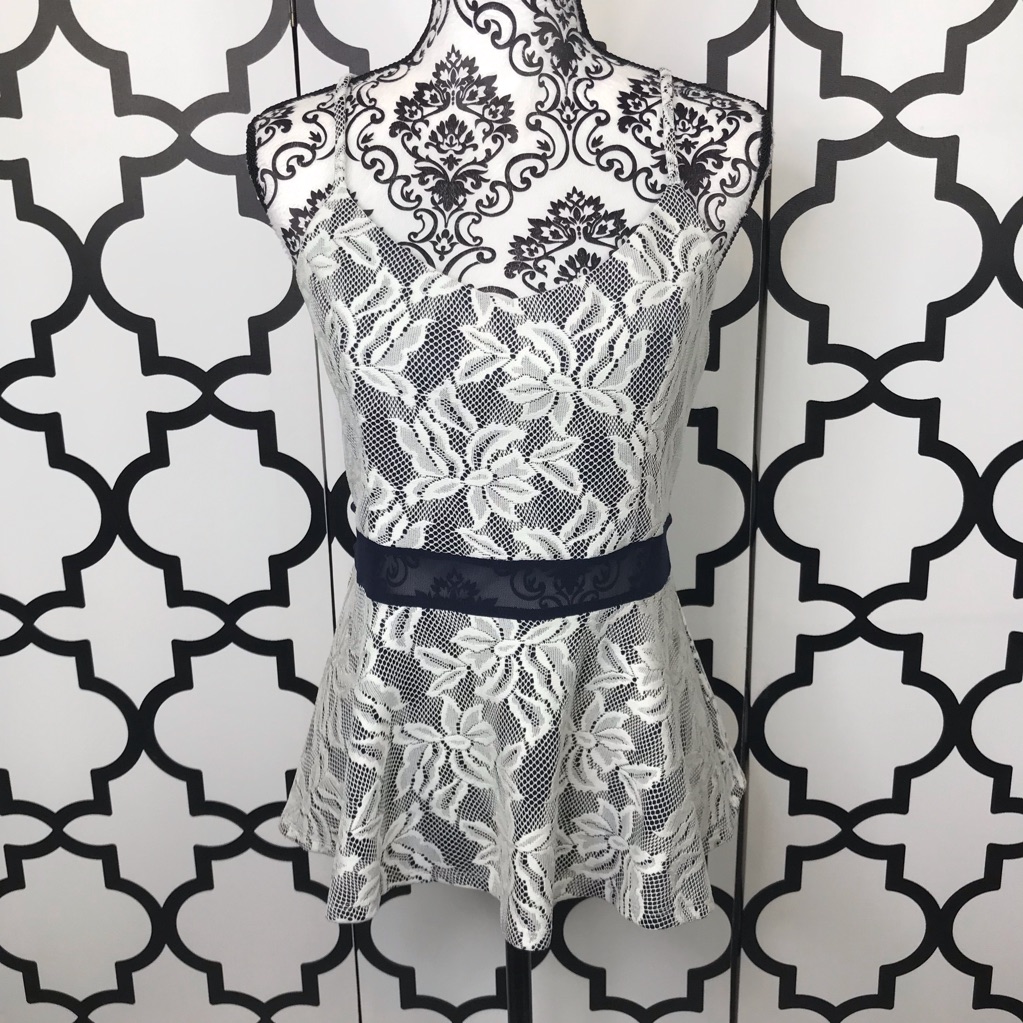 Maurice’s Camisole Blue/White Tank Top
